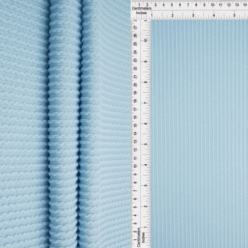 1 Yard Double Knit Cozy Fabric 240 GSM, 56/57 Wide Poly Rayon Spandex Blend