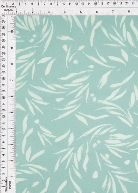 1 Yard CEY Leaf Print Woven Fabric Lightweight Polyester 58/59 Inches Wide