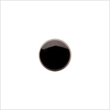Italian Black/Gunmetal Shank Back Button - 17L/10.5mm