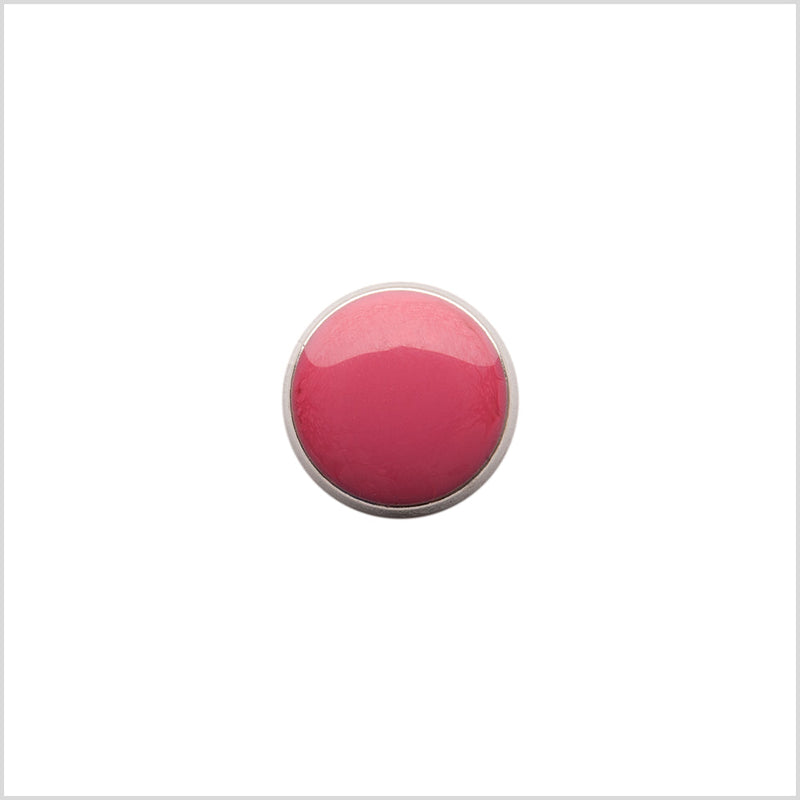 Italian Pink Shank Back Button - 17L/10.5mm