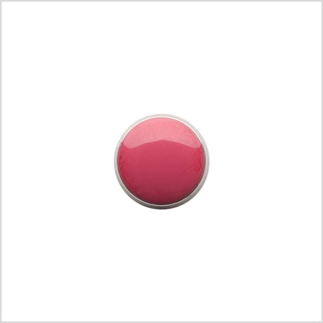 Italian Pink Shank Back Button - 17L/10.5mm