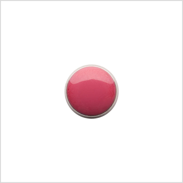 Italian Pink Shank Back Button - 17L/10.5mm