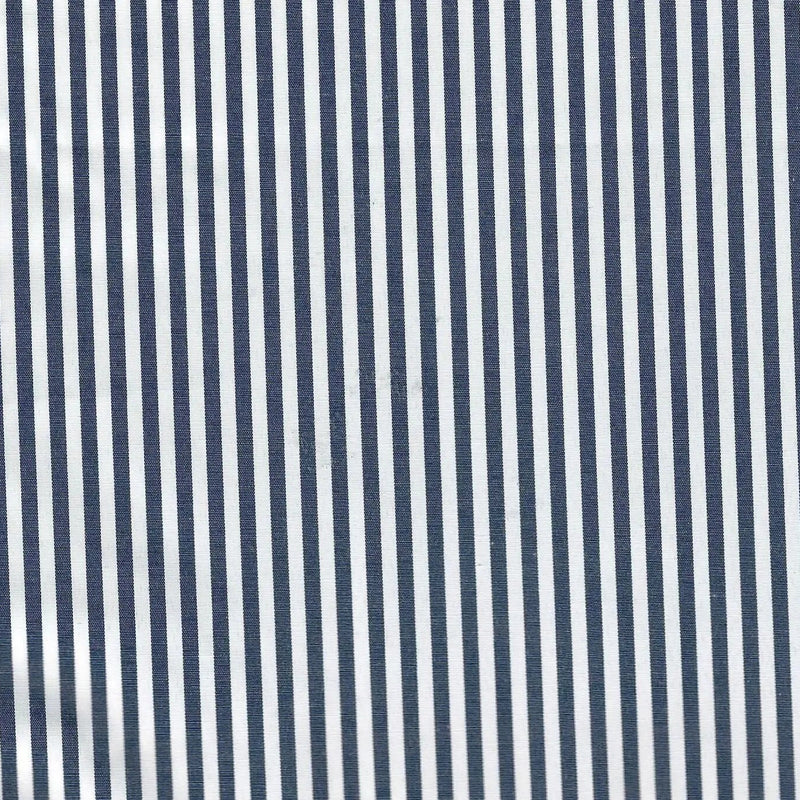 Striped Poplin Woven Fabric Lightweight Poly Cotton, 1/4" Stripe & 57/58" Wide