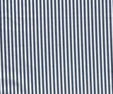 Striped Poplin Woven Fabric Lightweight Poly Cotton, 1/4" Stripe & 57/58" Wide