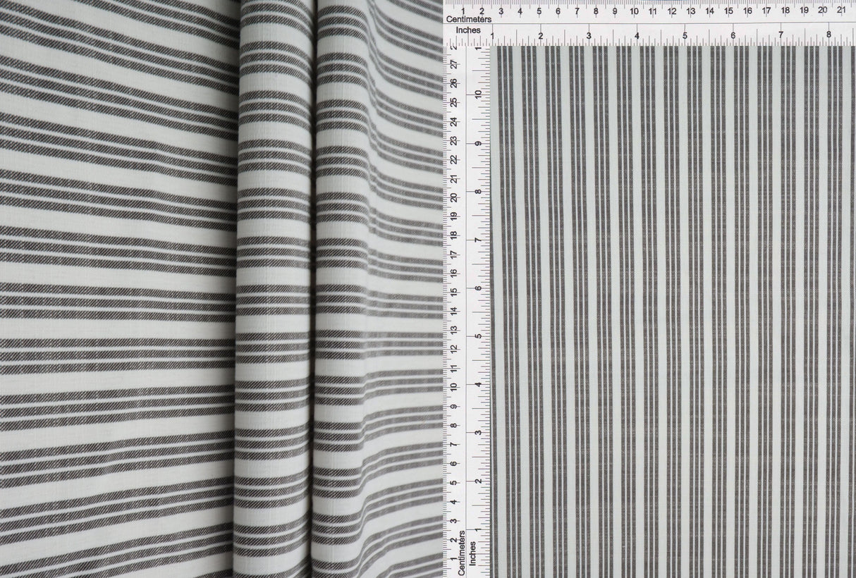 Poplin Triple Stripe Woven