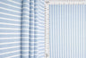 Triple Stripe Poplin Woven Fabric Poly Rayon Blend, 57/58" Wide