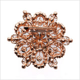 Italian Multicolor Rhinestone Brooch