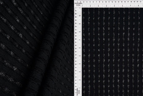 Lady Jane Stripe Lace Fabric 1 Yard Soft Stretch Delicate Material 53/54" Wide