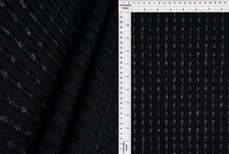 Stripe Lace Stretch Fabric