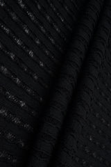 Stripe Lace Stretch Fabric