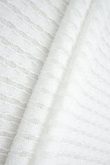 Stripe Lace Stretch Fabric