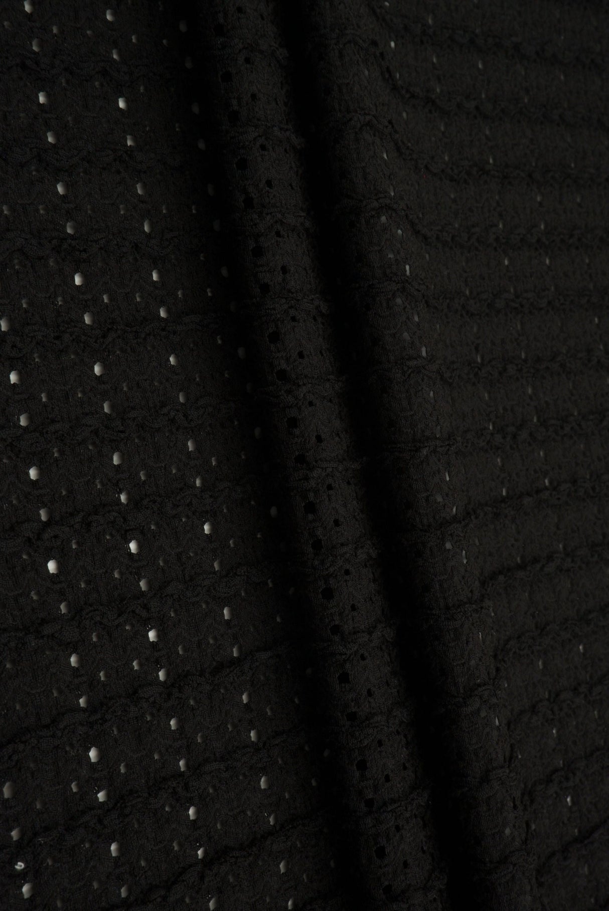 Wave Knit Jacquard Solid Fabric