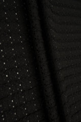 Wave Knit Jacquard Solid Fabric