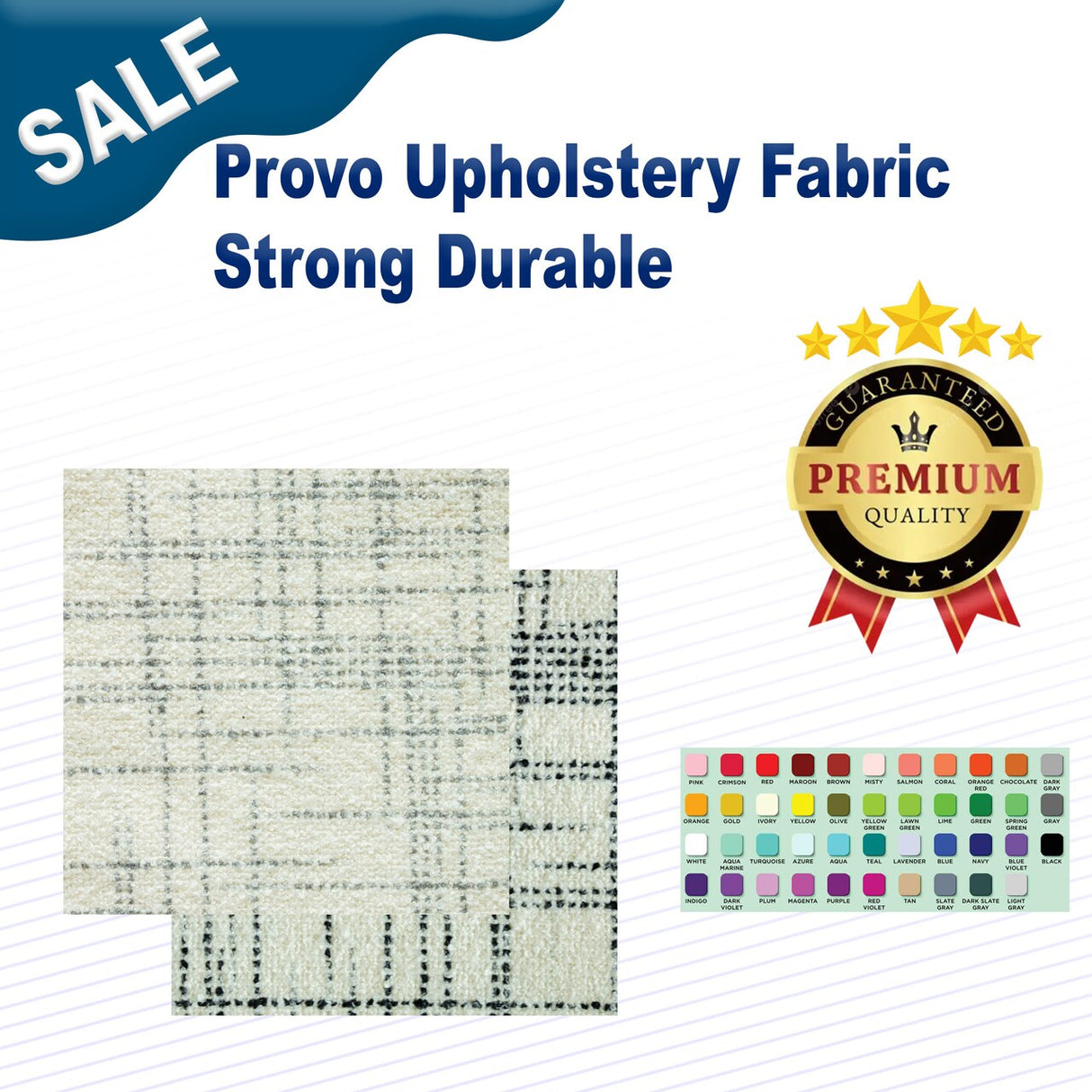 Provo Upholstery Fabric Strong & Durable