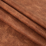Faux Buffalo Leather Printed Micro-Polyester and Cotton Blend