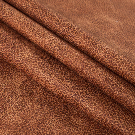 Faux Buffalo Leather Printed Micro-Polyester and Cotton Blend