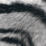 Black/White Zebra Printed Micro-Polyester and Cotton