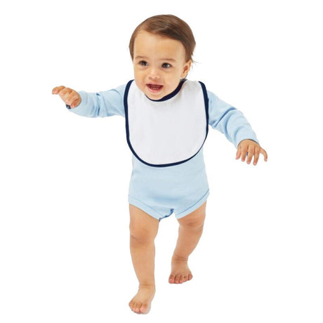 Rabbit Skins® Infant Soft Contrast Trim Jersey Bib