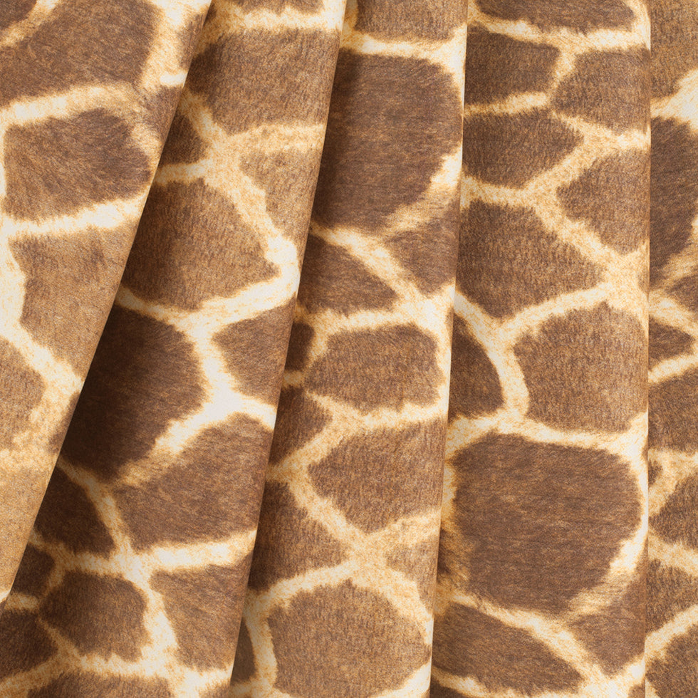 Giraffe Printed Micro-Polyester and Cotton