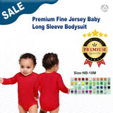 Rabbit Skins® Premium Fine Jersey Baby Long Sleeve Bodysuit