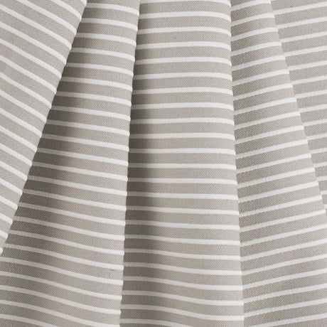Spanish Beige/White Striped Polyester Blended Woven