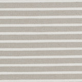 Spanish Beige/White Striped Polyester Blended Woven