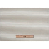 Spanish Beige/White Striped Polyester Blended Woven