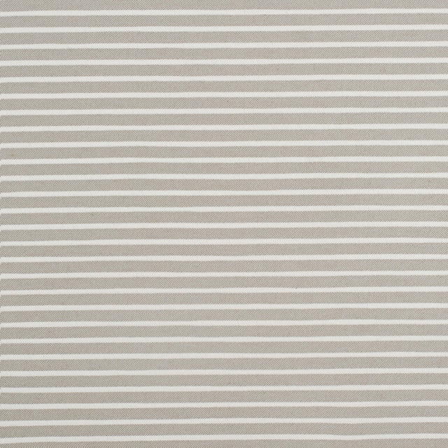Spanish Beige/White Striped Polyester Blended Woven