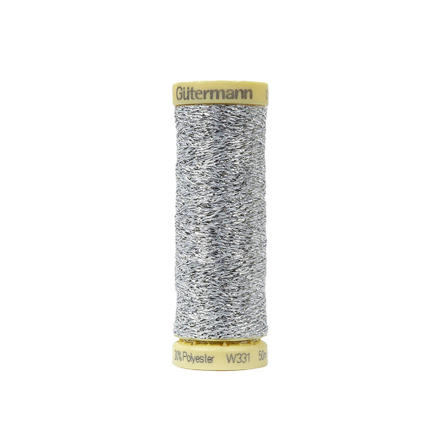 Gutermann Metallic Effect Thread 50m - 041 Silver