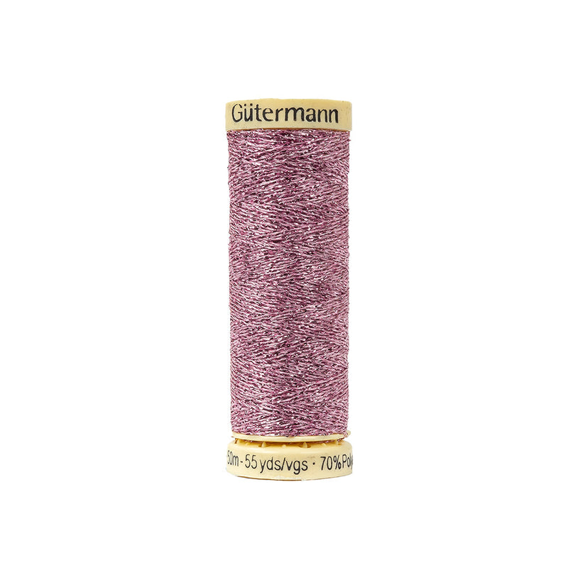 Gutermann Metallic Effect Thread 50m - 624 Oleander
