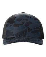 Richardson Printed Five-Panel Trucker Cap