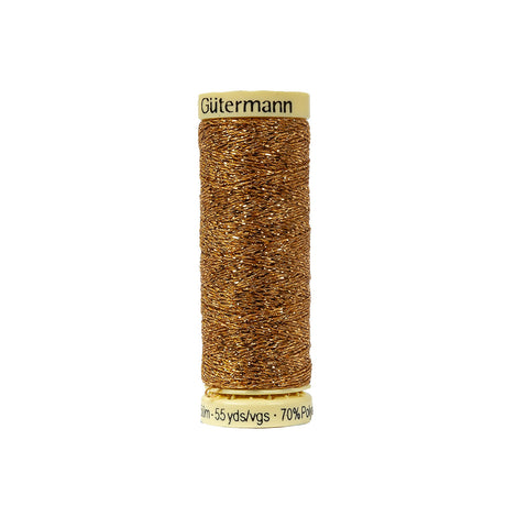 Gutermann Metallic Effect Thread 50m - 036 Copper