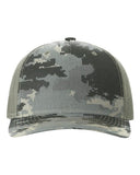 Richardson Printed Five-Panel Trucker Cap