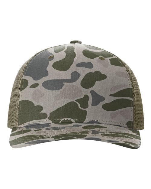 Five-Panel Printed Trucker Cap