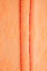 Daisy Floral Jacquard Knit Fabric