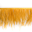 6" Single Ply Yellow Ostrich Fringe
