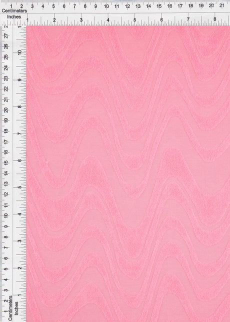 1 Yard Ocean Wave Jacquard Towel Fabric Polyester Spandex Blend 58/60 Inches Wide