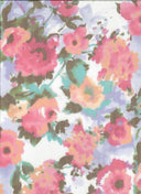 Floral Printed Mesh Fabric