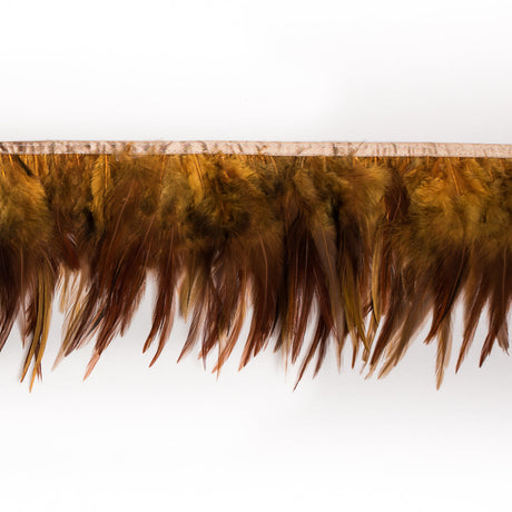 6" Emu Ombre Feather Fringe Trim
