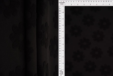 Daisy Floral Jacquard Knit Fabric