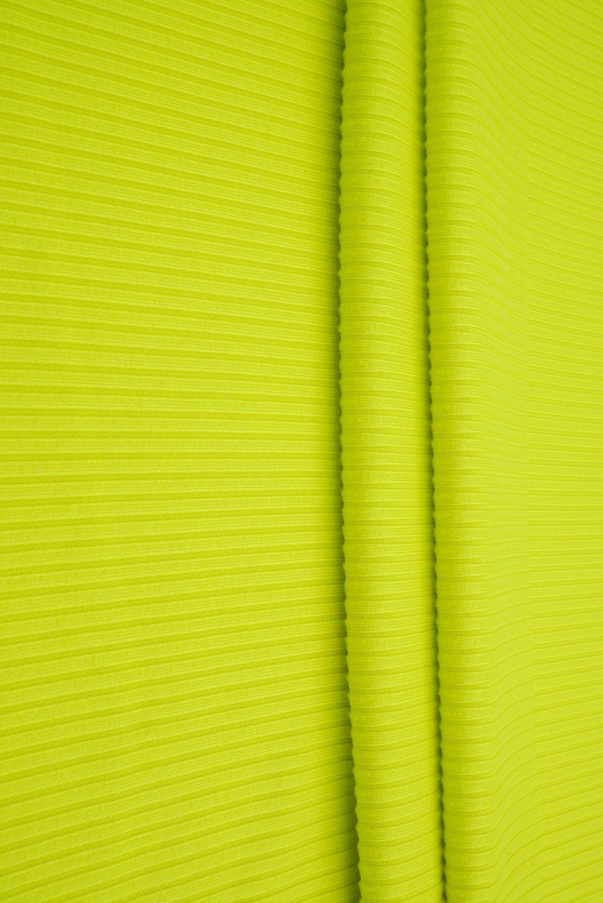 Rib Solid Stretch Knit Fabric