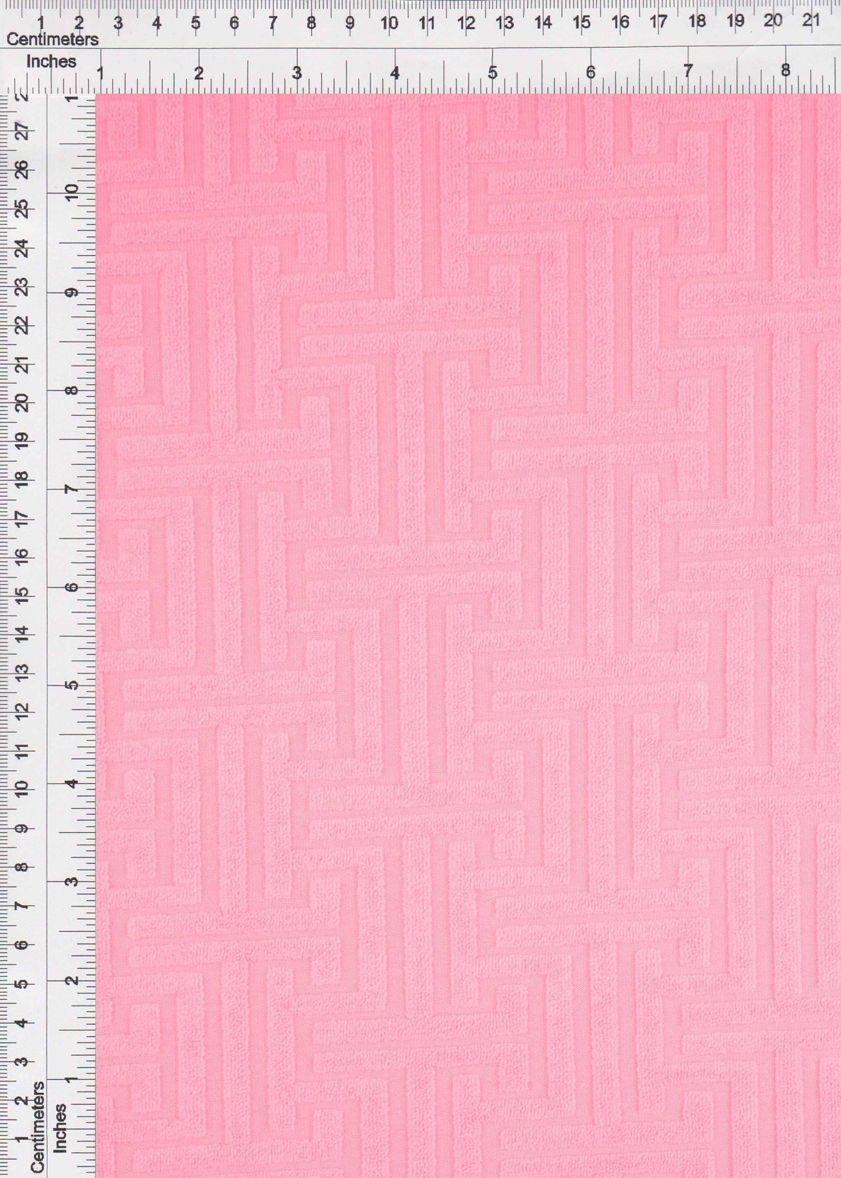 Jacquard Knit Geometric Towel Fabric