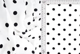 Rayon Challis Polka Dot Print