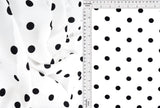 1 Yard Rayon Challis Polka Dot Print Fabric, 54? Wide 100% Rayon