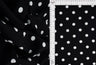 1 Yard Rayon Challis Polka Dot Print Fabric, 54? Wide 100% Rayon
