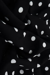 1 Yard Rayon Challis Polka Dot Print Fabric, 54? Wide 100% Rayon