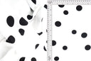 Rayon Challis Polka Dot Print