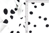 Rayon Challis Polka Dot Print