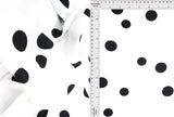 1 Yard Rayon Challis Polka Dot Print Fabric, 54? Wide 100% Rayon