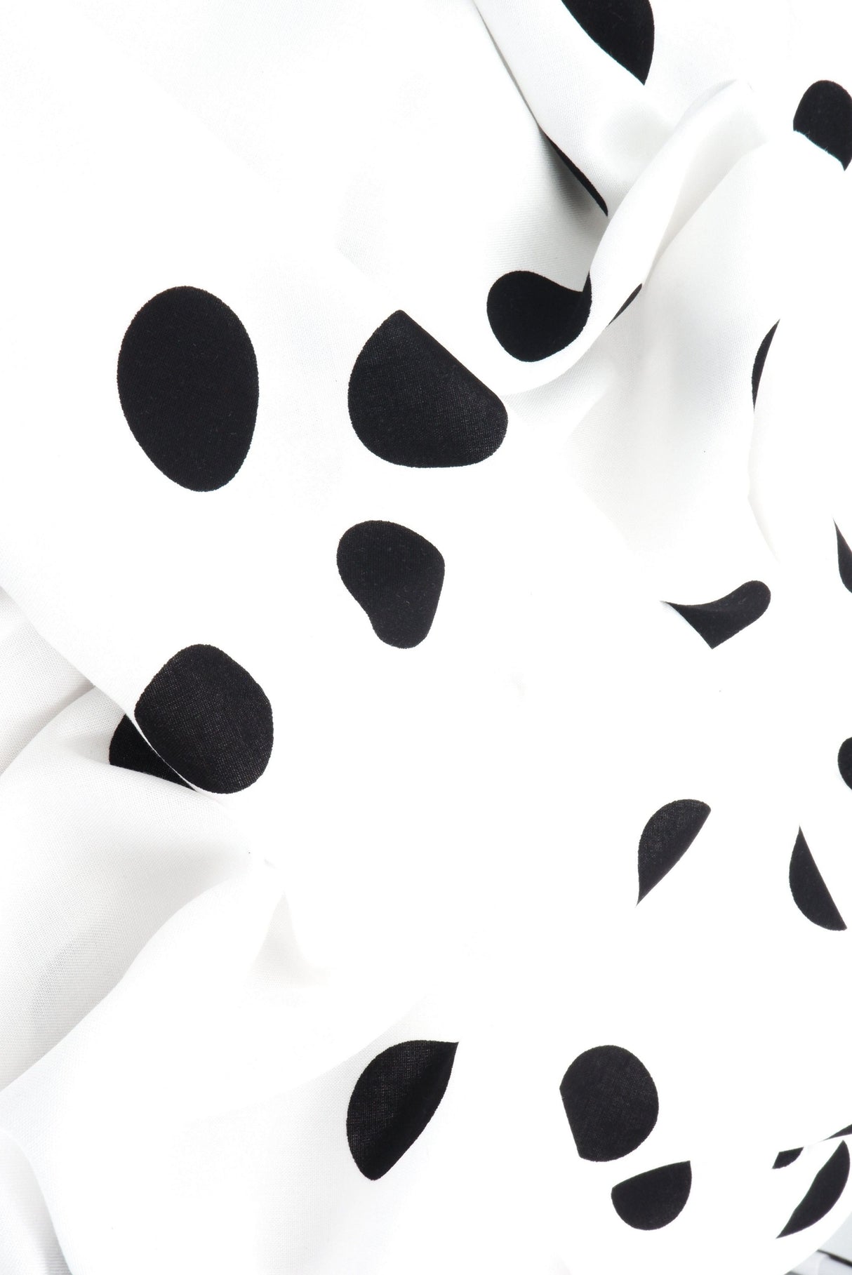 Rayon Challis Polka Dot Print